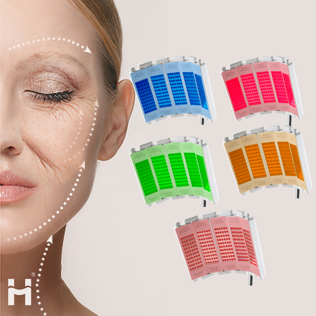 Photodynamic Therapy Treatment of skin diseases, deep skin rejuvenation, skin tightening, acne removal, lightening of spots PDT LED Machine 