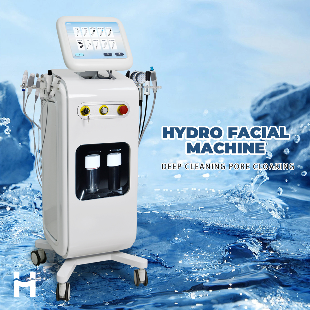 18 in 1 Bubble Facial Lifting Hydra Dermabrasion Water Aqua Peel Skin Rejuvenationl Beauty Hydro Microdermabrasion Machine