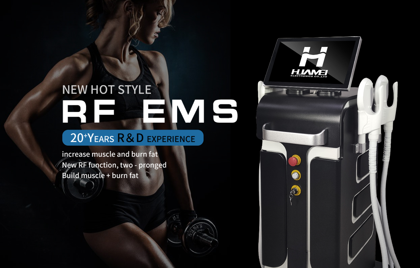 RF and High Energy Focused Electromagnetic Wave 2 in 1