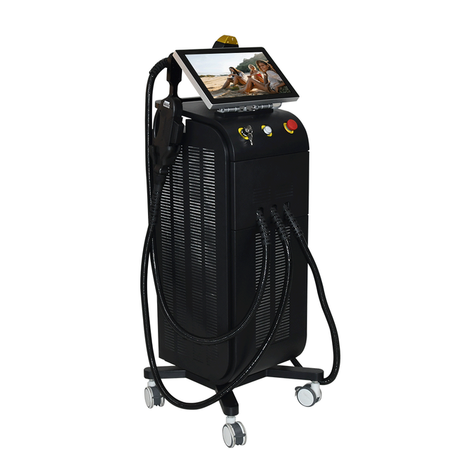 Multi-functional 3 in 1 Ipl 808 Nd Yag Laser Tattoo Removal Machine Freckles Pigment Age Spots Removal Beauty Machine