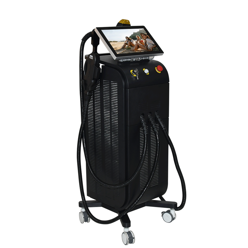 Multi-functional 3 in 1 Ipl 808 Nd Yag Laser Tattoo Removal Machine Freckles Pigment Age Spots Removal Beauty Machine