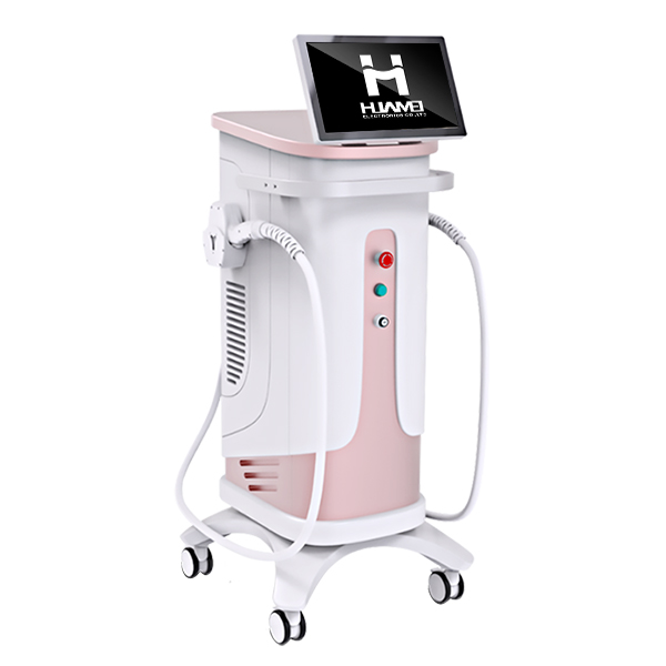 Huamei 3 wave 755nm 808nm 1064nm Permanent Painless Hair Removal Skin Rejuvenation Beauty Instrument diode laser hair removal machine