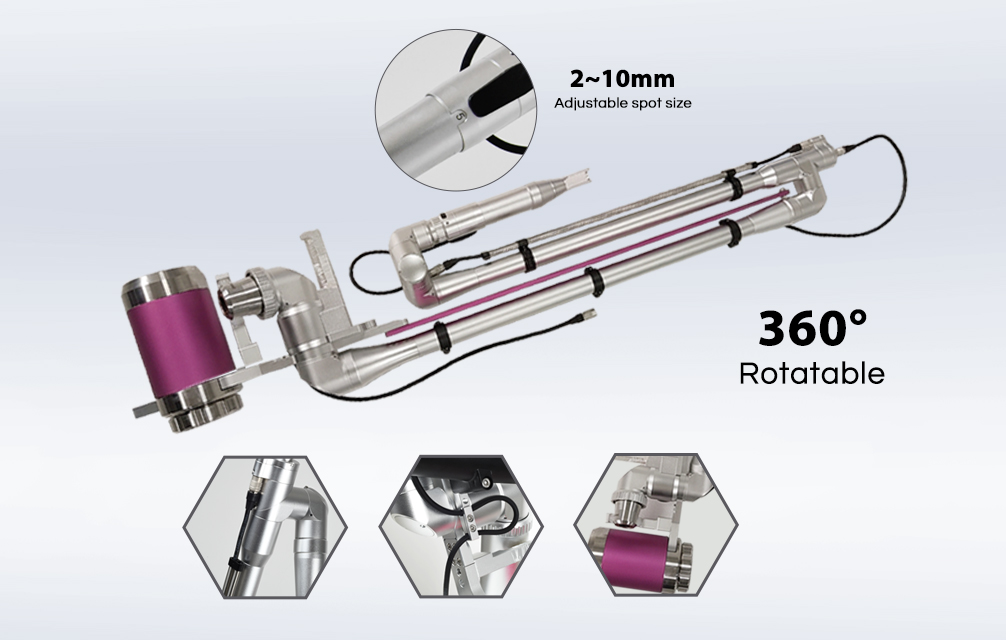 The laser arm is flexible and has excellent performance